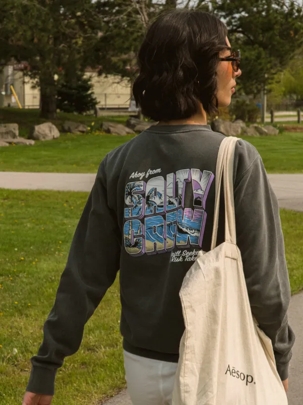 SALTY CREW AHOY BOYFRIEND CREW sold by Boathouse