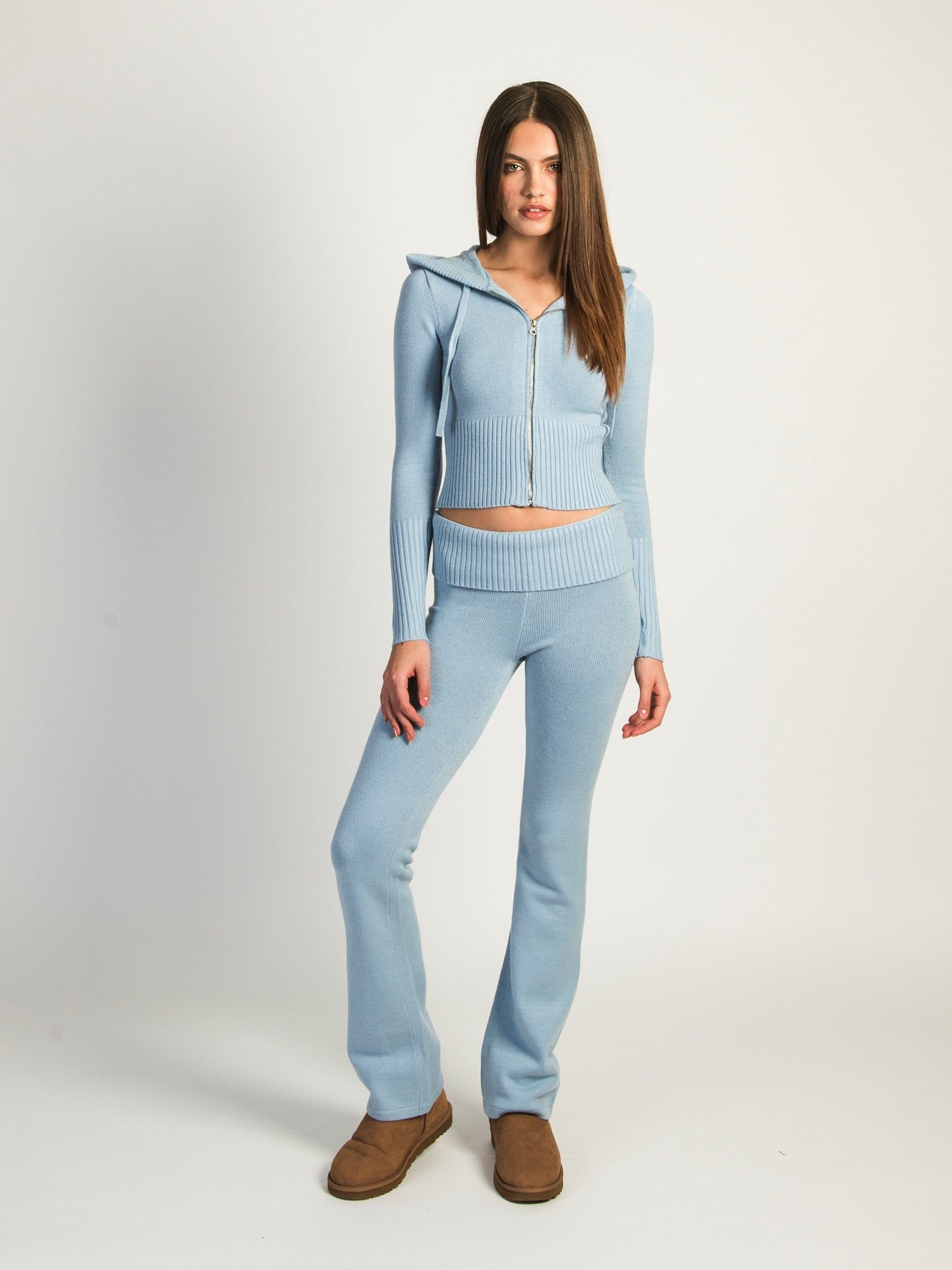 HARLOW BROOKE FLARE PANT - BABY BLUE - CLEARANCE sold by Boathouse product image thumbnail 2
