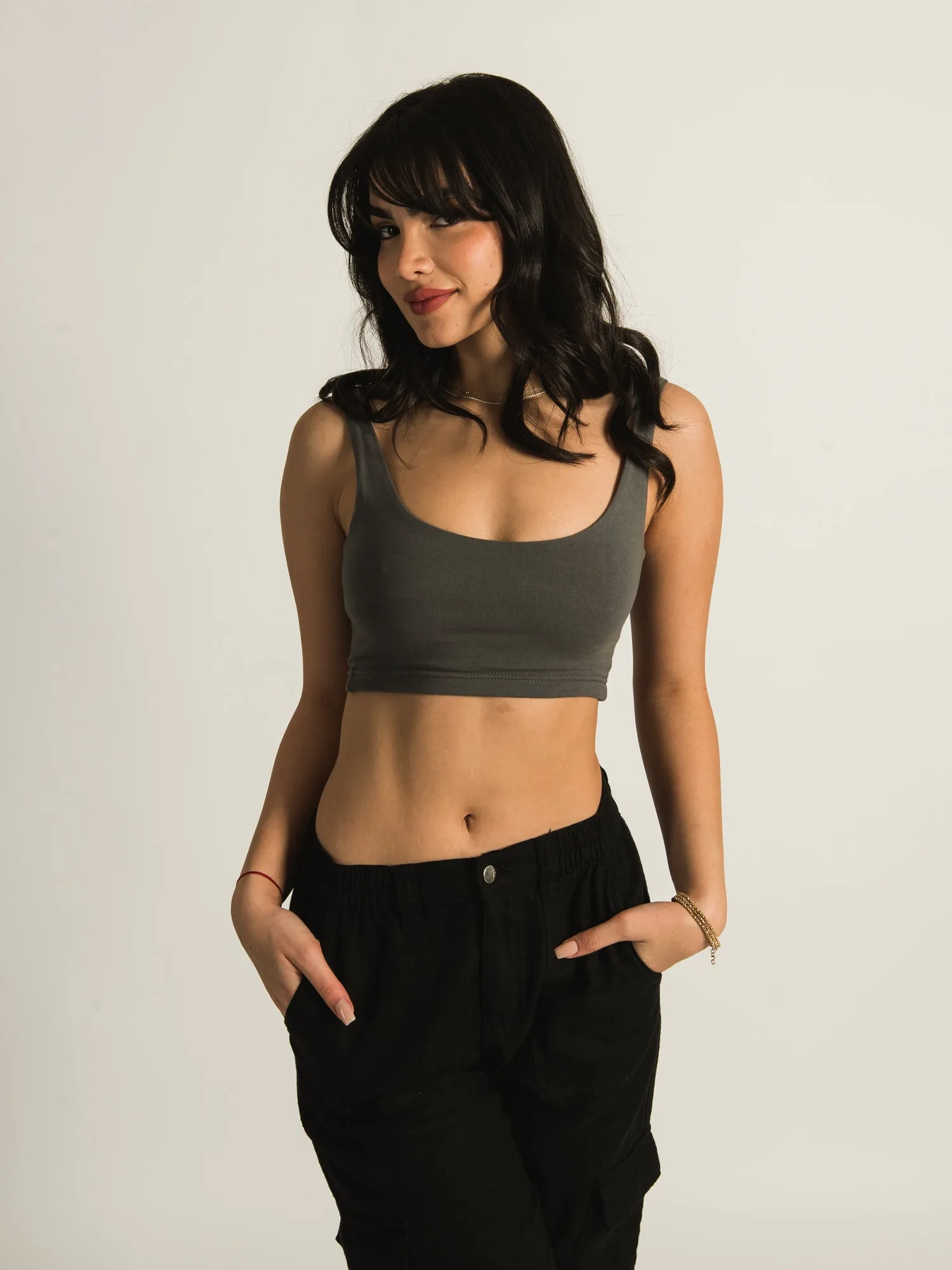 HARLOW MIA CROPPED TANK TOP - CLEARANCE sold by Boathouse product image thumbnail 2