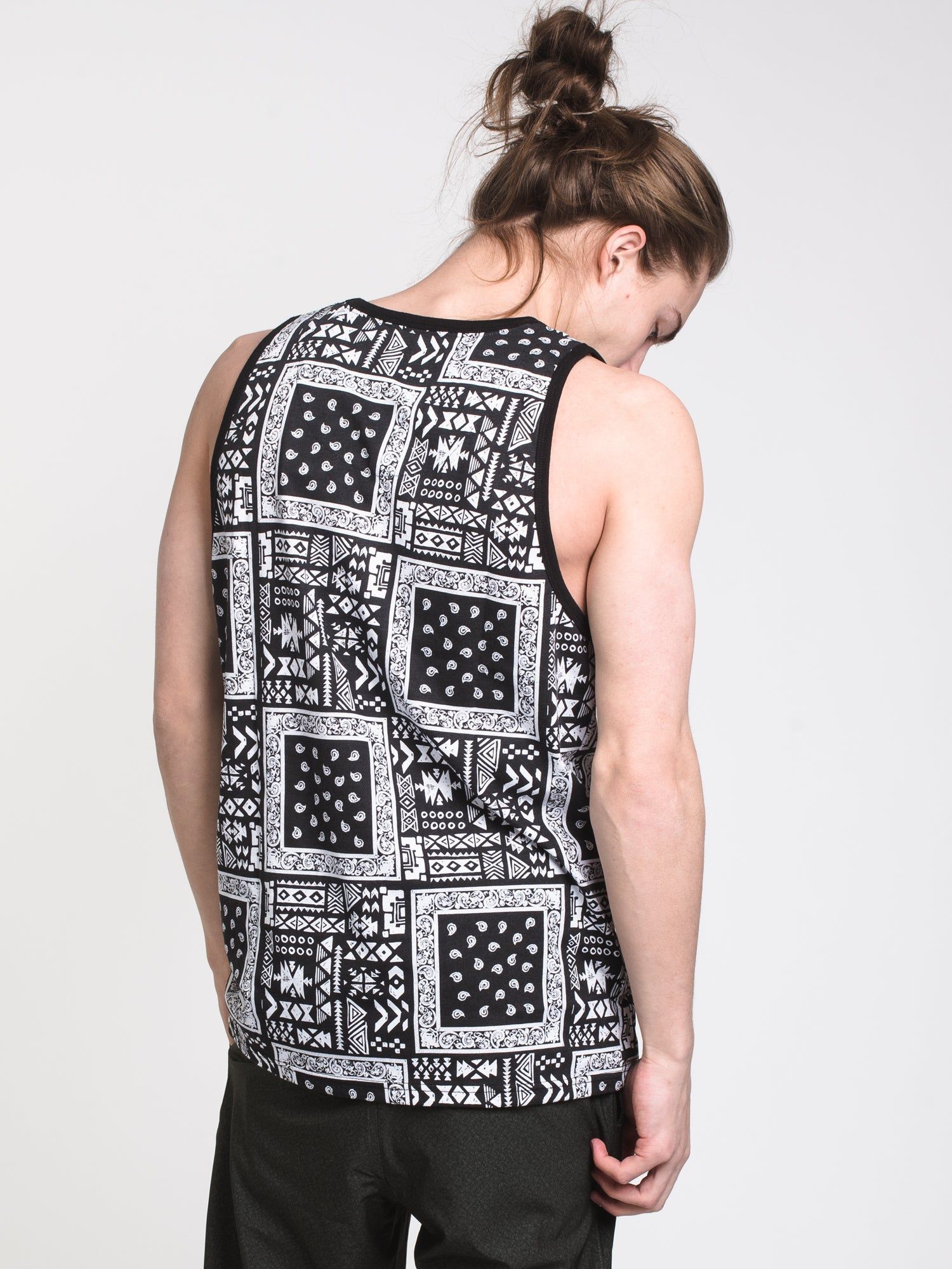 MENS HEFF PRINT TANK - CLEARANCE sold by Boathouse