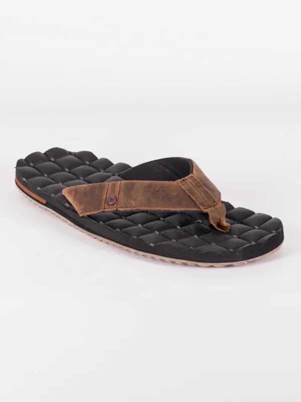 MENS VOLCOM RECLINER LEATHER SANDALS - CLEARANCE sold by Boathouse