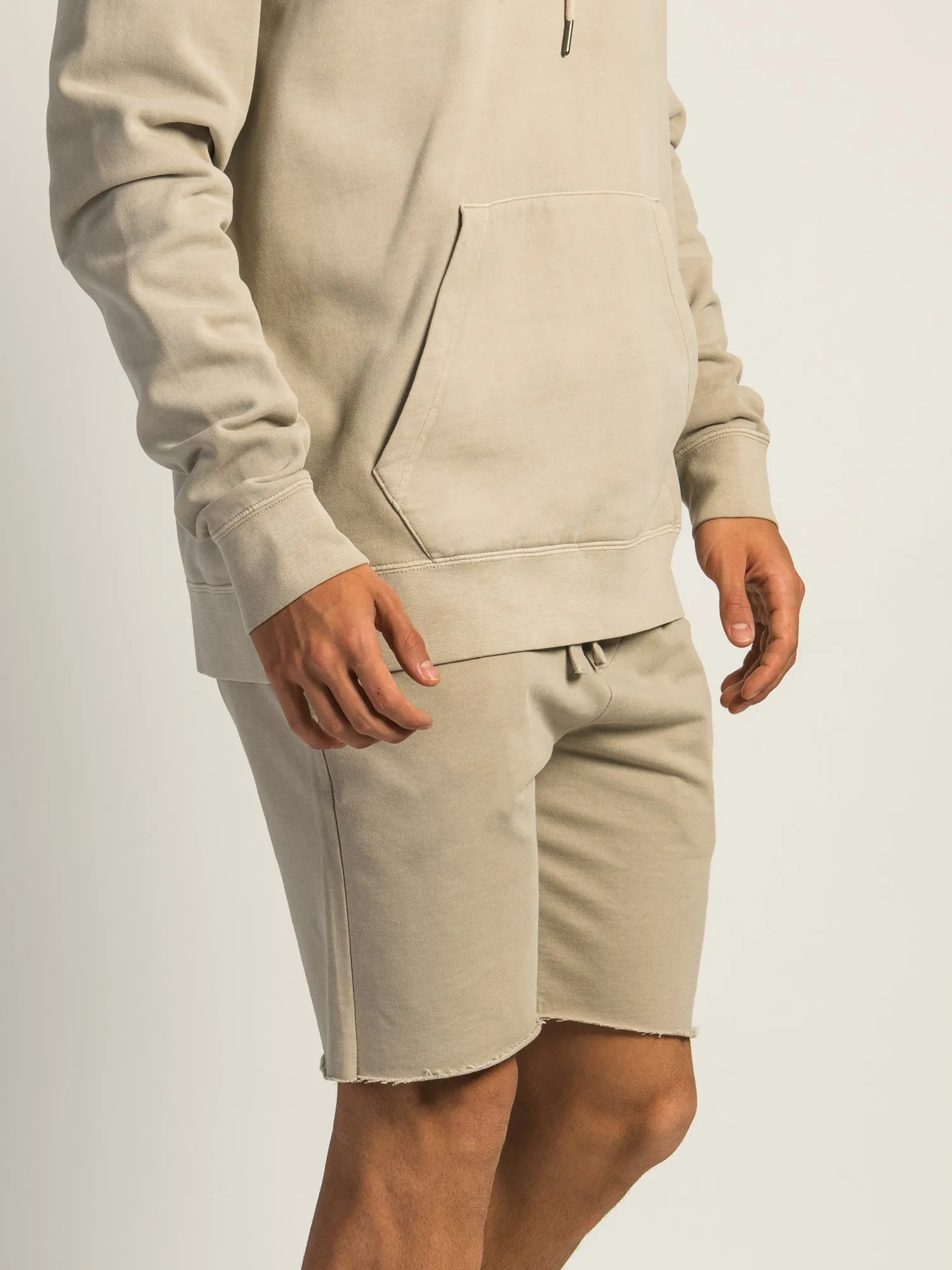 KOLBY GARMENT DYE FRENCH TERRY JOG SHORT - OATMEAL sold by Boathouse product image thumbnail 3