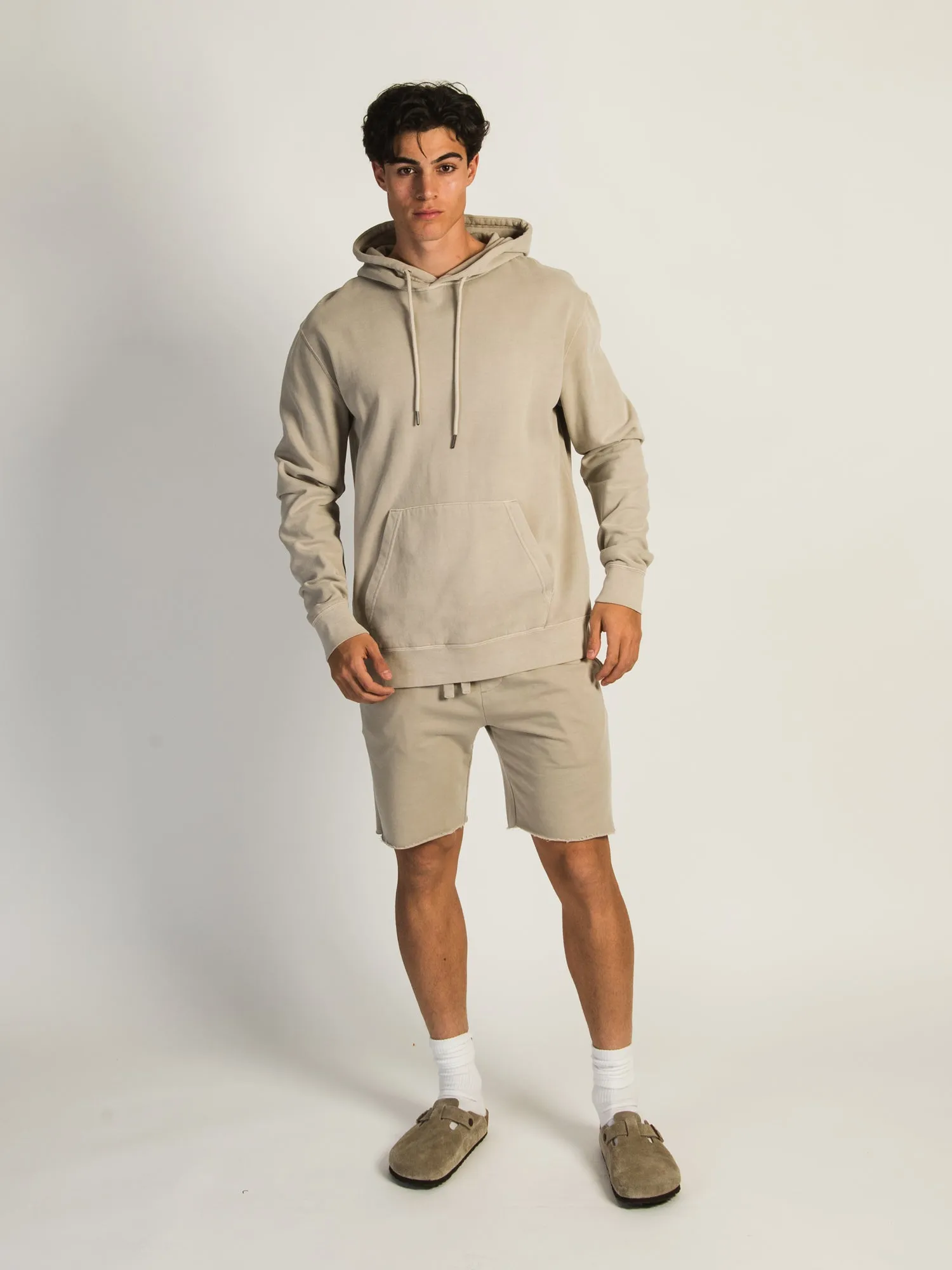 KOLBY GARMENT DYE FRENCH TERRY JOG SHORT - OATMEAL sold by Boathouse product image thumbnail 2