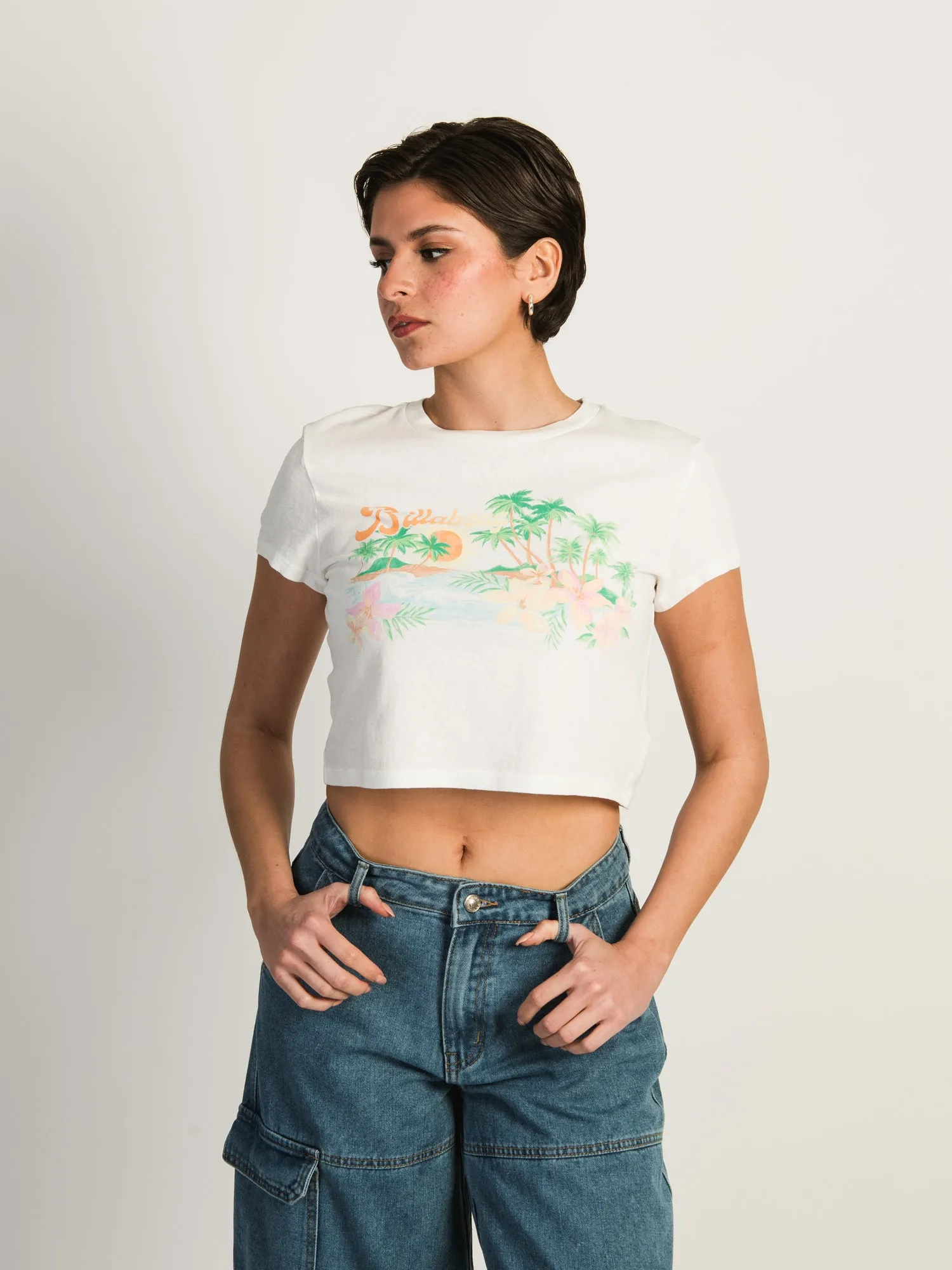 BILLABONG BY THE SEA CROPPED T-SHIRT sold by Boathouse product image thumbnail 4
