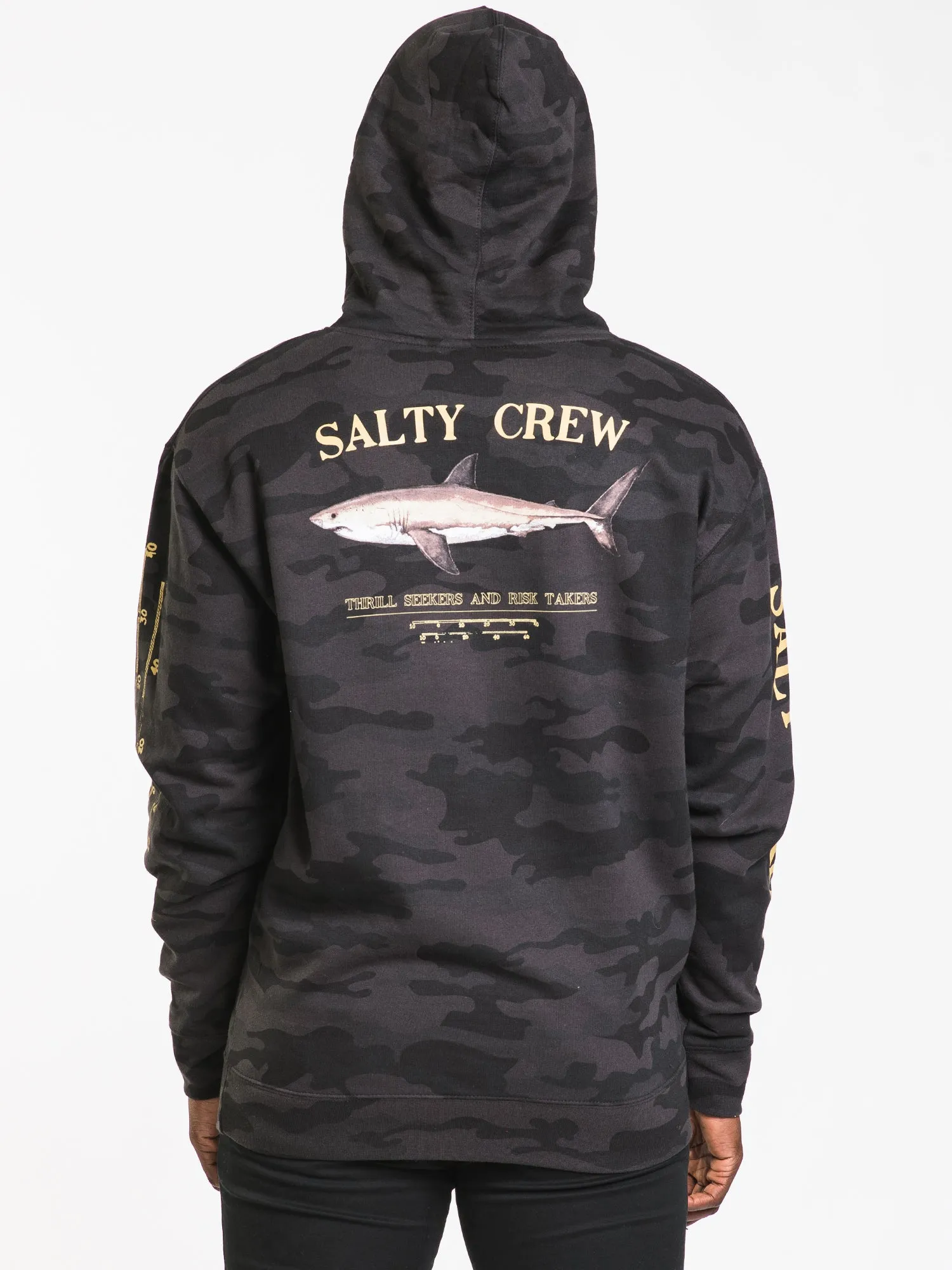 SALTY CREW BRUCE FLEECE PULLOVER HOODIE - CLEARANCE sold by Boathouse product image thumbnail 2