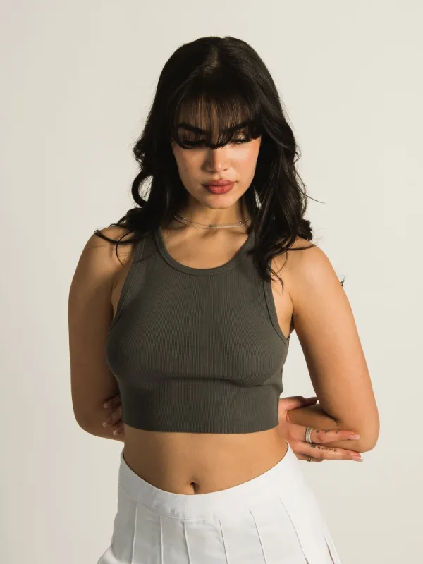 HARLOW HIGH NECK SOLID TANK TOP  - CLEARANCE sold by Boathouse