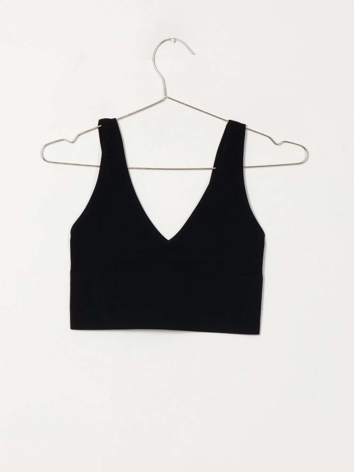 DYNAMIC DEEP V CROP RIBBED BRALETTE - CLEARANCE sold by Boathouse product image thumbnail 5
