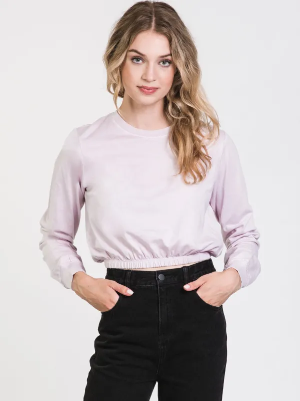 HARLOW MONICA LONG SLEEVE ELASTIC TEE - CLEARANCE sold by Boathouse