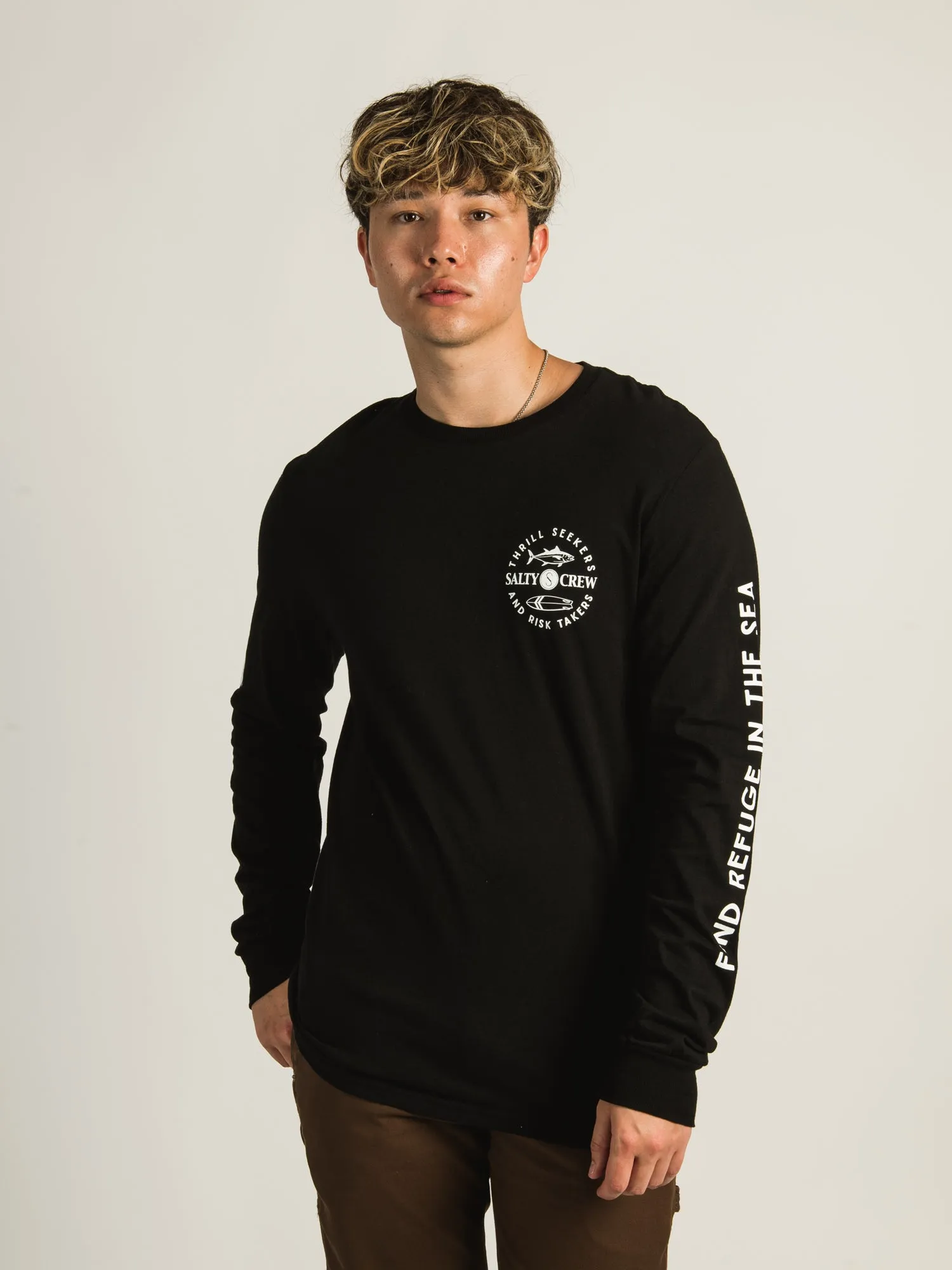 SALTY CREW FLIP FLOP STANDARD LONG SLEEVE TEE sold by Boathouse product image thumbnail 4
