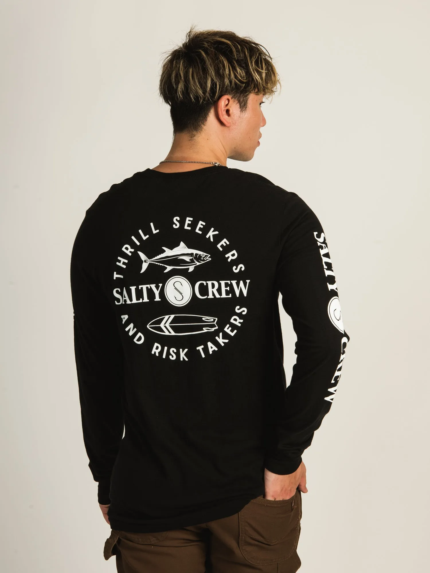 SALTY CREW FLIP FLOP STANDARD LONG SLEEVE TEE sold by Boathouse
