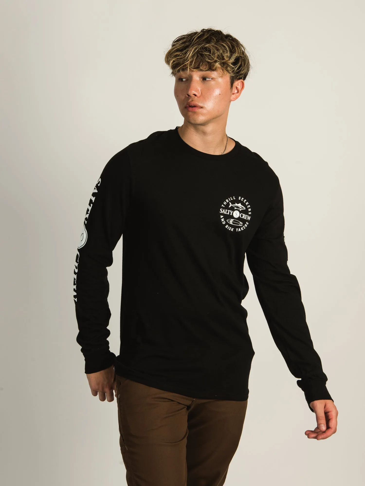 SALTY CREW FLIP FLOP STANDARD LONG SLEEVE TEE sold by Boathouse product image thumbnail 2