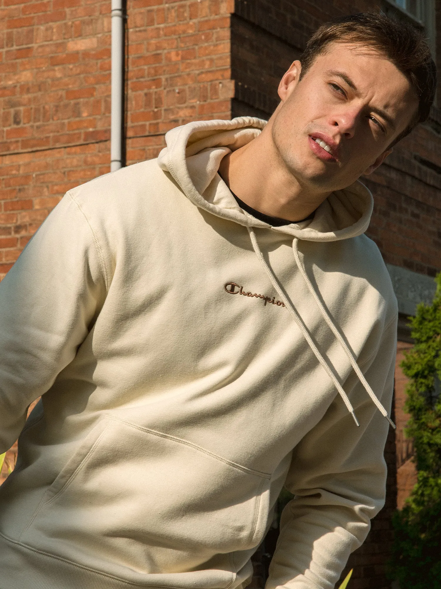 CHAMPION CLASSIC FLEECE PULL OVER HOODIE sold by Boathouse