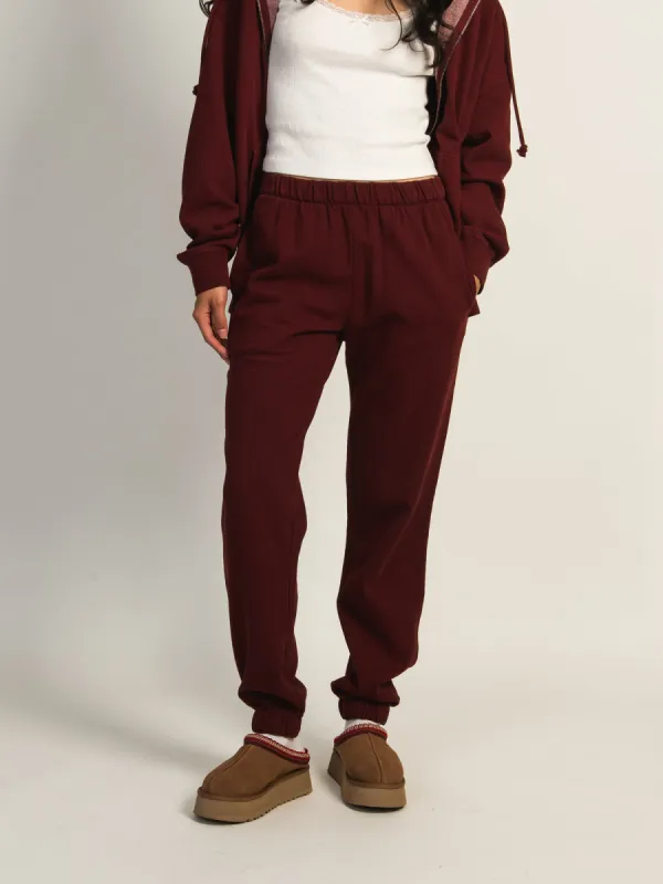 HARLOW JORDANA RELAXED SWEATPANT - BURGUNDY sold by Boathouse