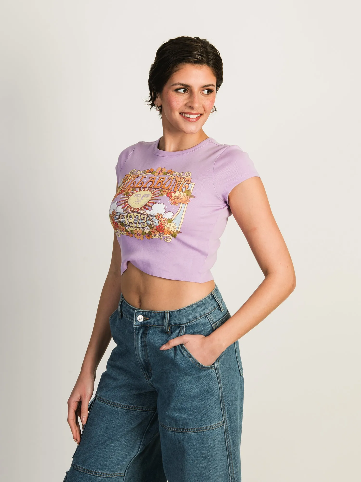 BILLABONG RISE WITH THE SUN CROPPED T-SHIRT sold by Boathouse product image thumbnail 5