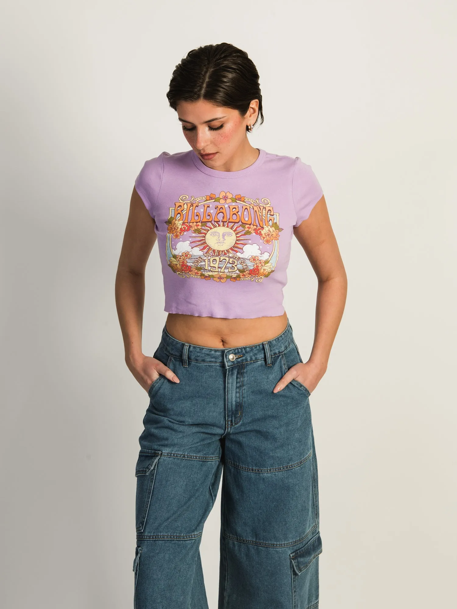 BILLABONG RISE WITH THE SUN CROPPED T-SHIRT sold by Boathouse product image thumbnail 4