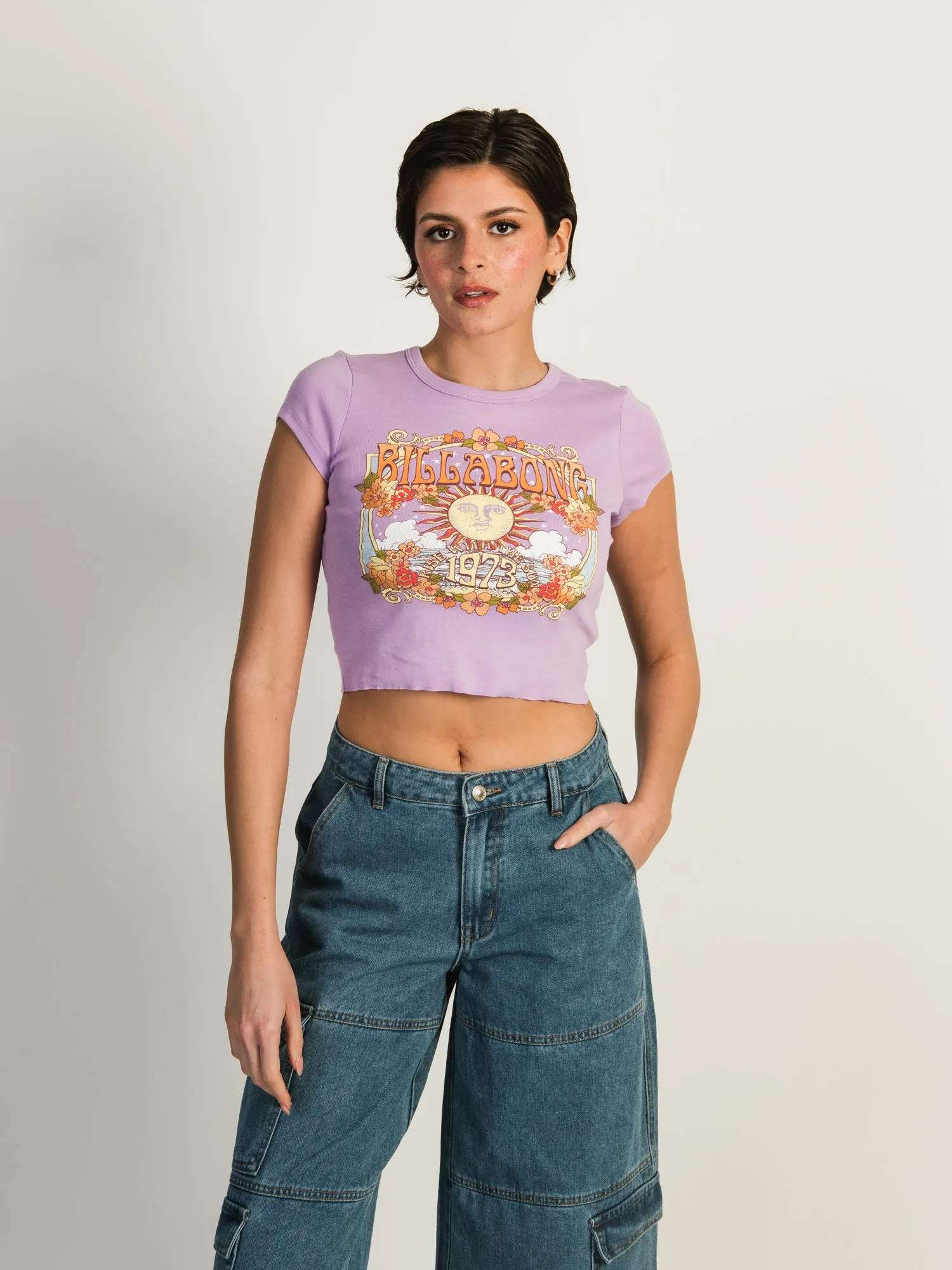 BILLABONG RISE WITH THE SUN CROPPED T-SHIRT sold by Boathouse product image thumbnail 2