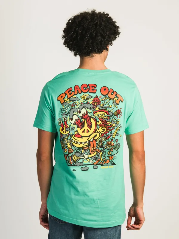 KILLER ACID PEACE OUT T-SHIRT sold by Boathouse