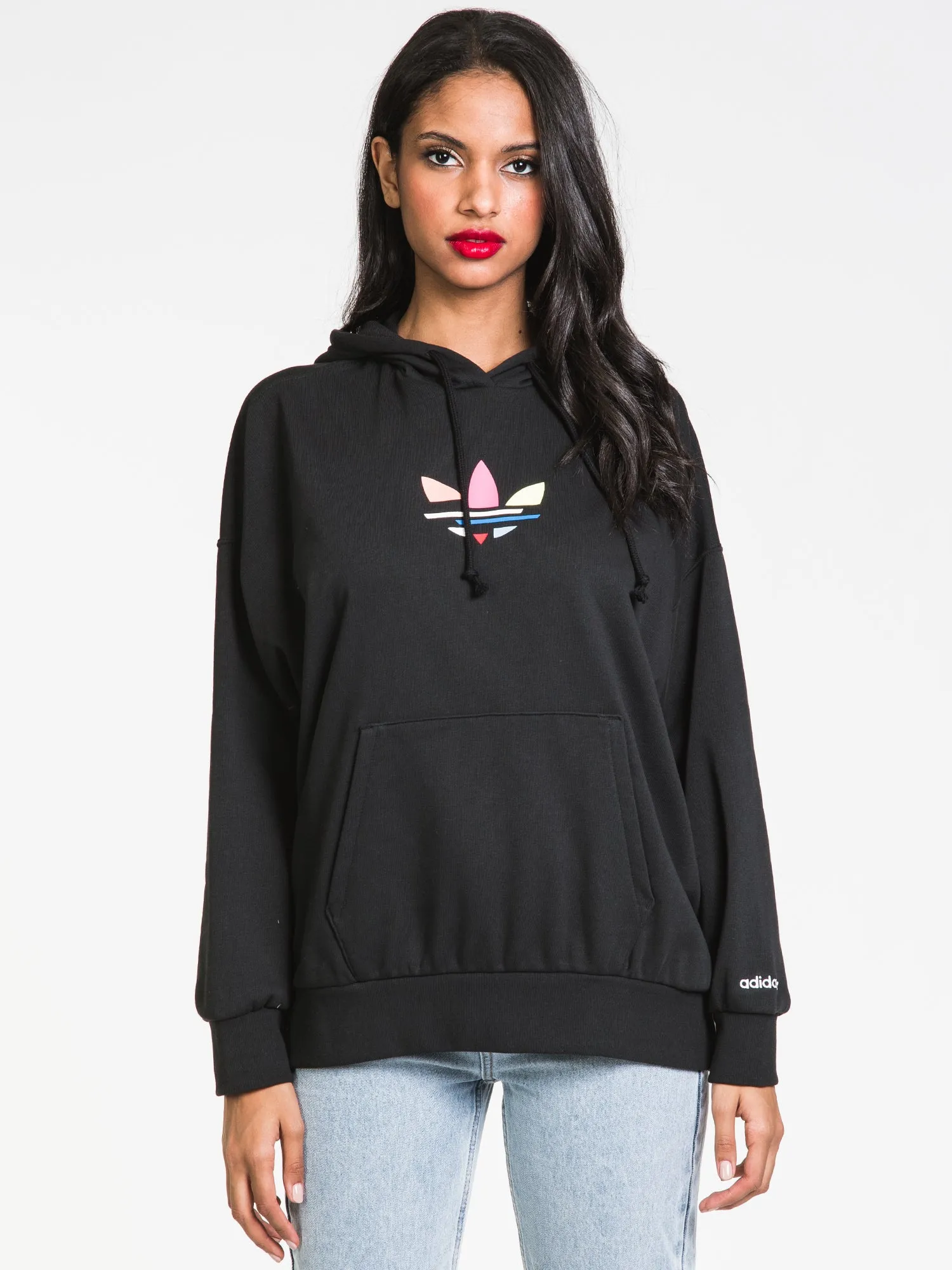 ADIDAS F/T CROPPED EMBROIDERED LOGO HOODIE - CLEARANCE sold by Boathouse