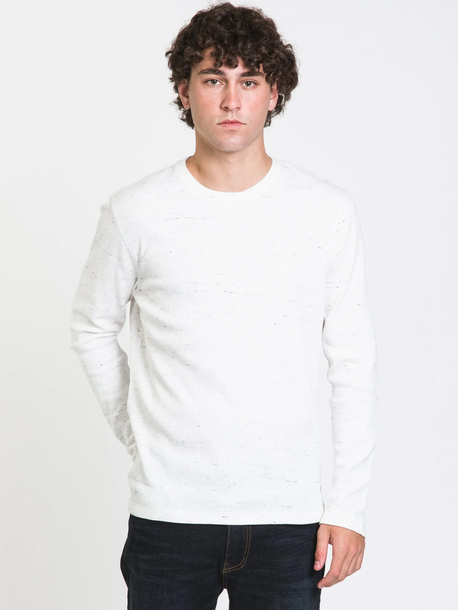 KOLBY LONG SLEEVE TEXTURE TEE - CLEARANCE sold by Boathouse