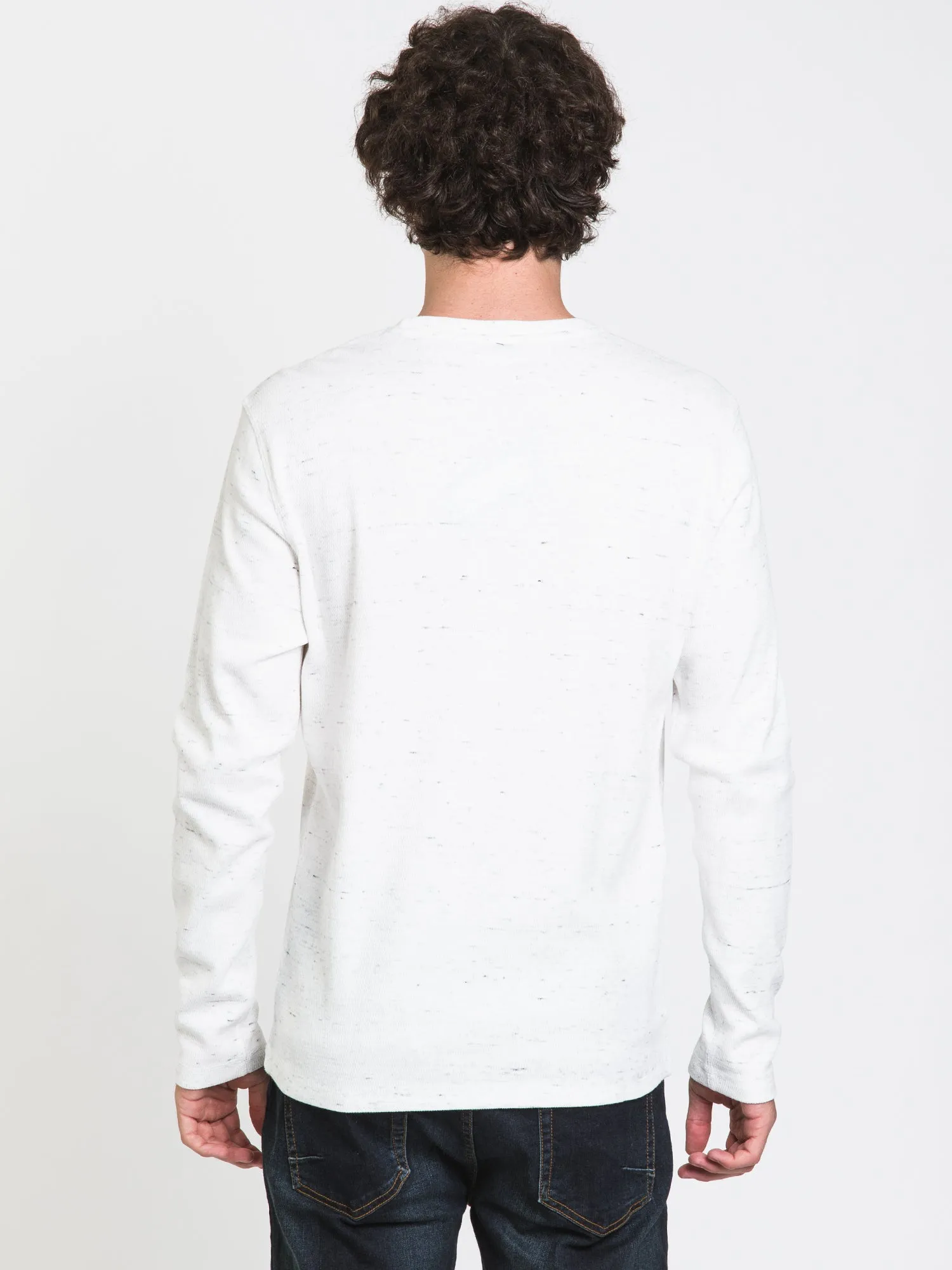 KOLBY LONG SLEEVE TEXTURE TEE - CLEARANCE sold by Boathouse product image thumbnail 2