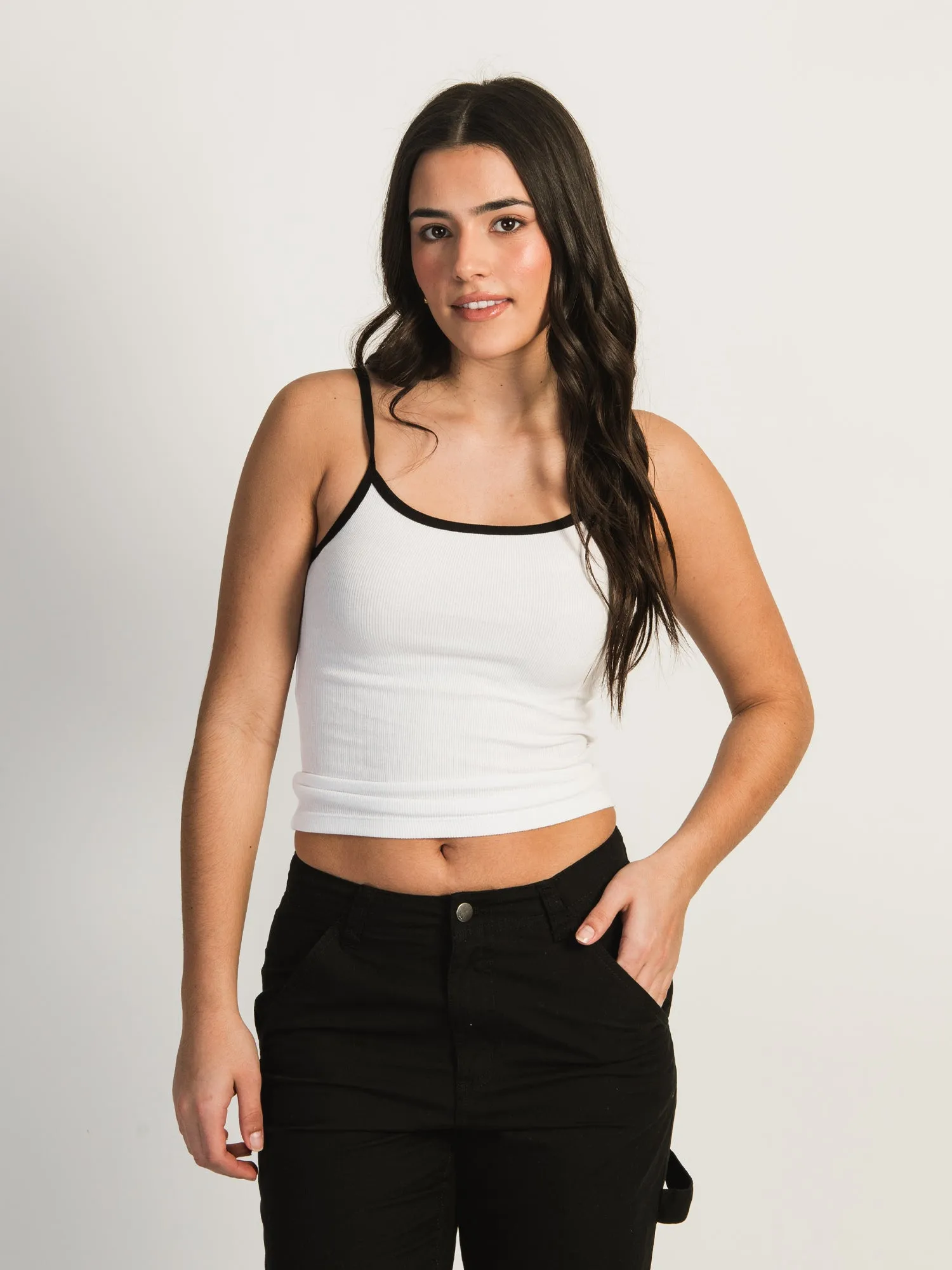 HARLOW LOGAN TANK TOP - WHITE - CLEARANCE sold by Boathouse