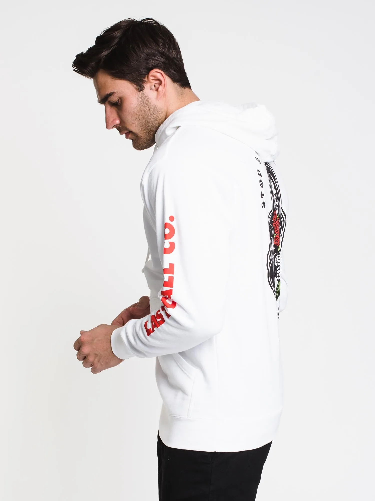LAST CALL ROSES PULLOVER HOODIE - WHITE - CLEARANCE sold by Boathouse product image thumbnail 3