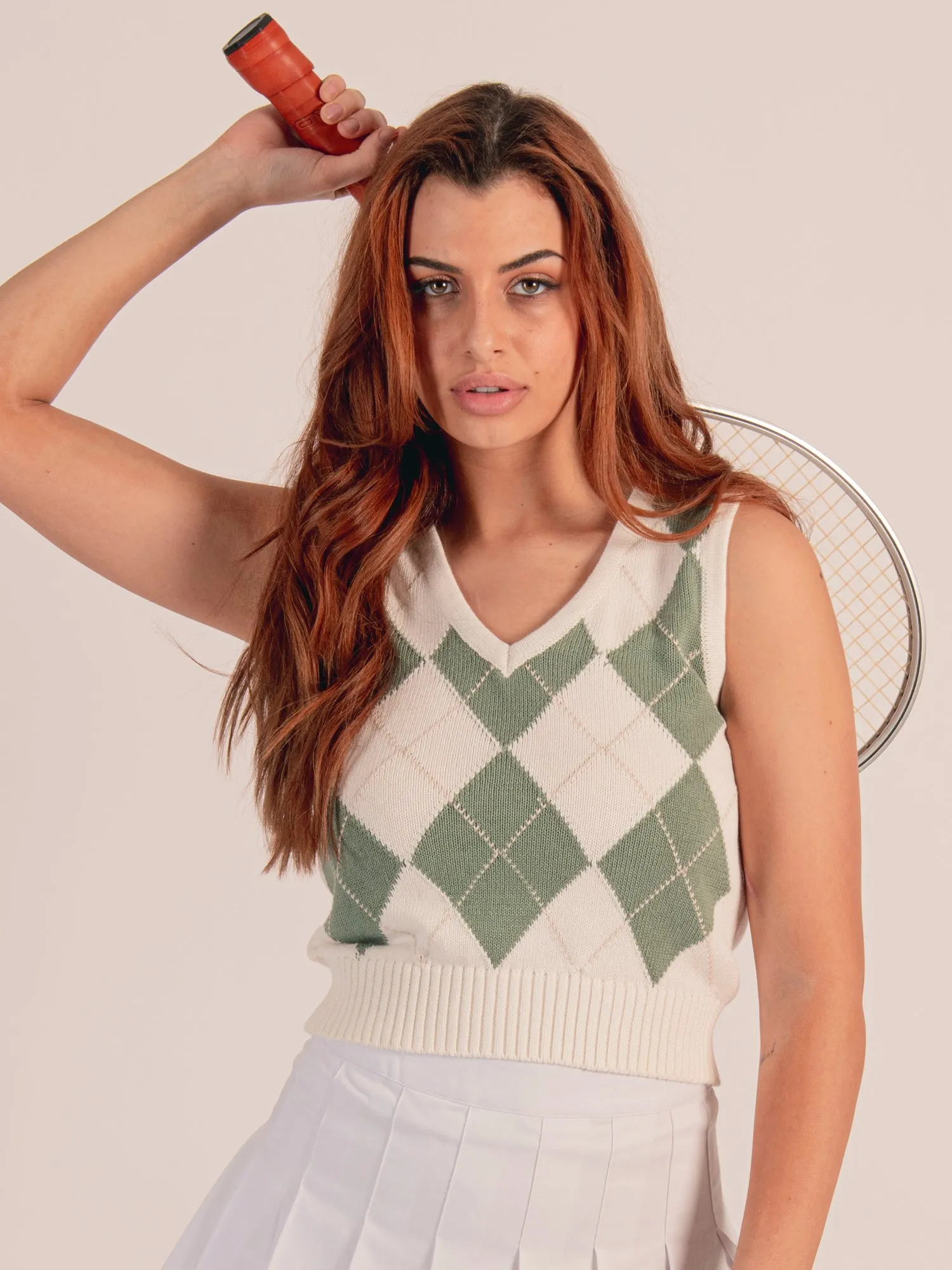 HARLOW ANYA ARGYLE VEST - CLEARANCE sold by Boathouse product image thumbnail 2