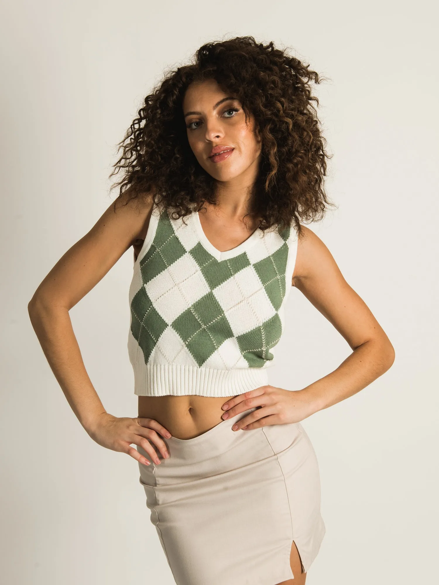 HARLOW ANYA ARGYLE VEST - CLEARANCE sold by Boathouse product image thumbnail 3