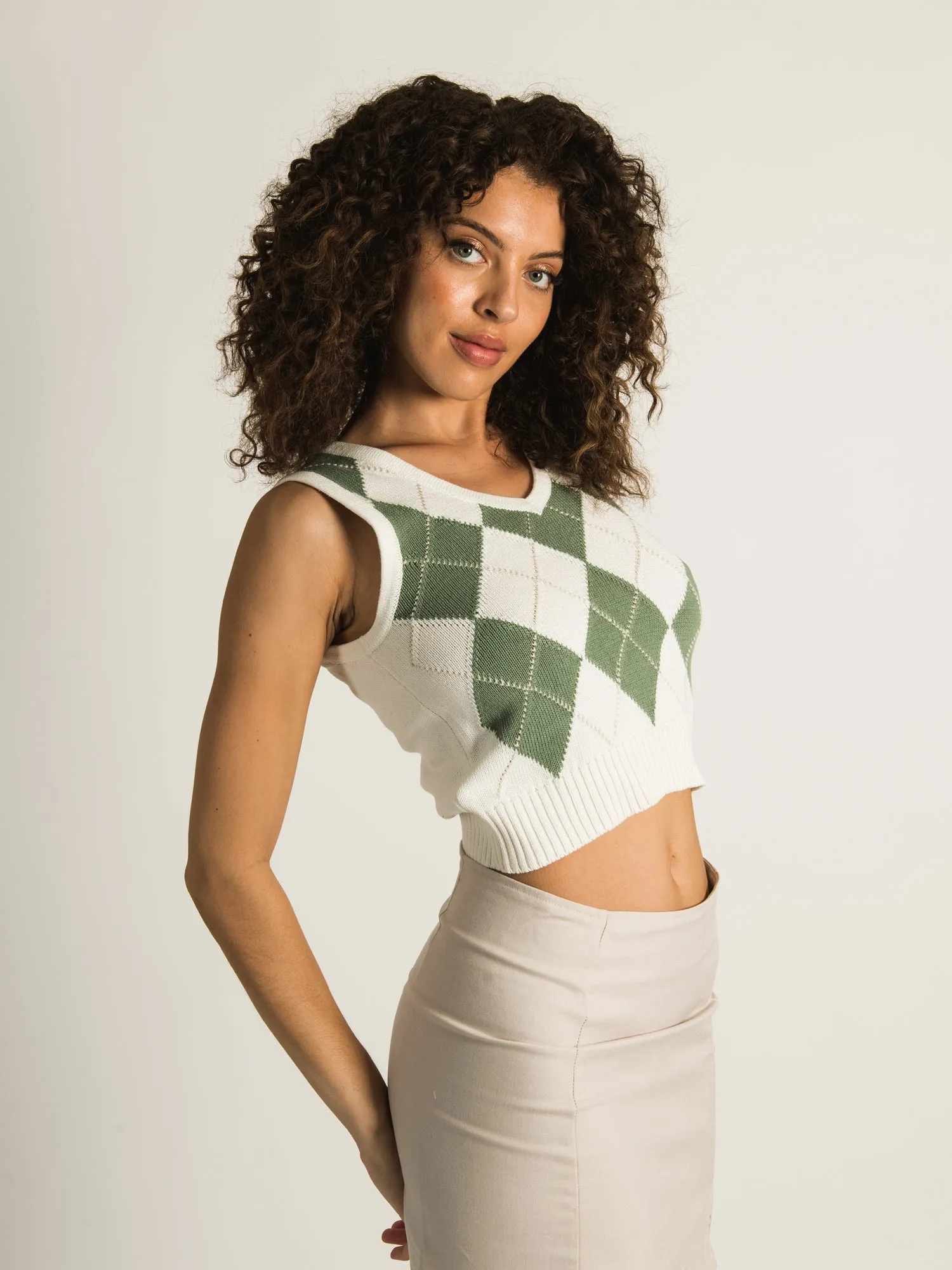 HARLOW ANYA ARGYLE VEST - CLEARANCE sold by Boathouse product image thumbnail 5