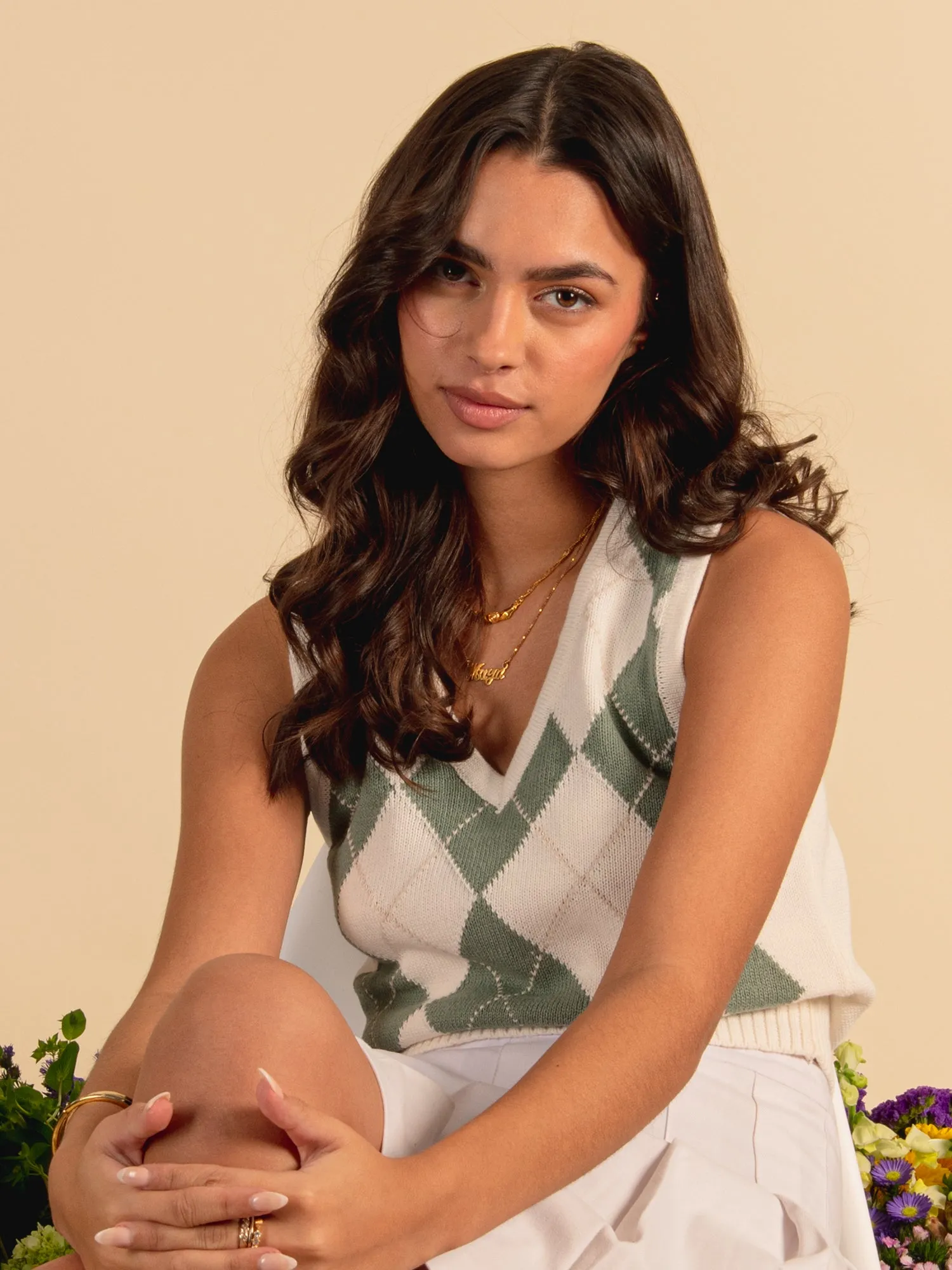 HARLOW ANYA ARGYLE VEST - CLEARANCE sold by Boathouse