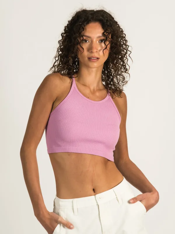 DYNAMIC THICK RIB RACERBACK CROP TANK  - CLEARANCE sold by Boathouse