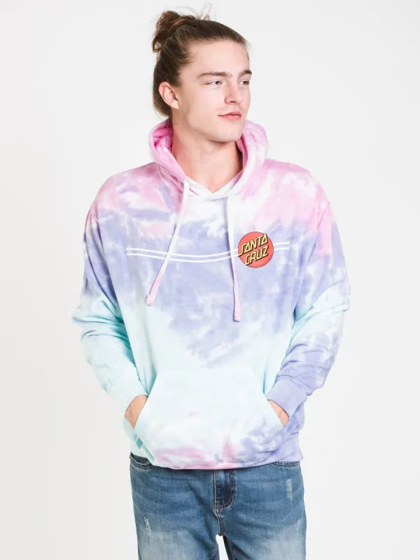 SANTA CRUZ CLASSIC DOT TIE DYE PULLOVER HOODIE - CLEARANCE sold by Boathouse