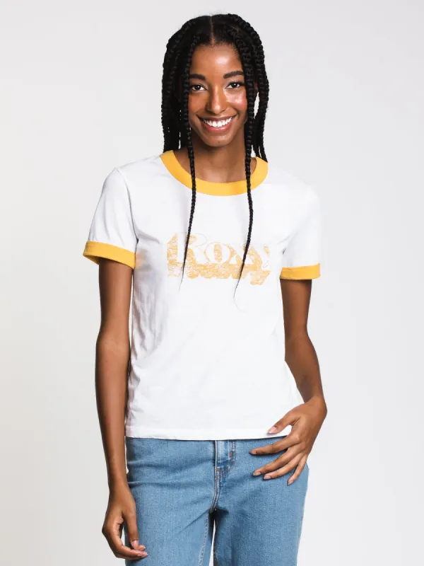 WOMENS SAND & SUN SHORT SLEEVE TEE - MARIGOLD - CLEARANCE sold by Boathouse