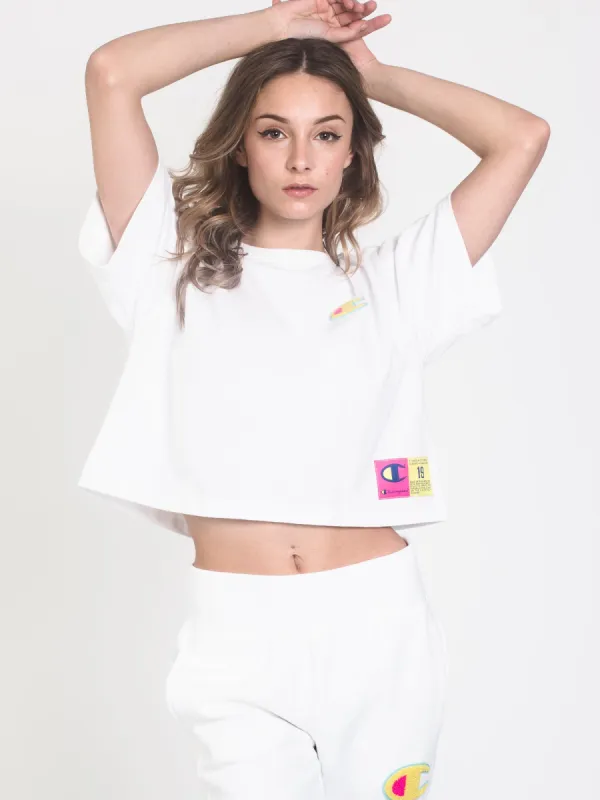 CHAMPION CROP HERITAGE SHORT SLEEVE TEE  - CLEARANCE sold by Boathouse