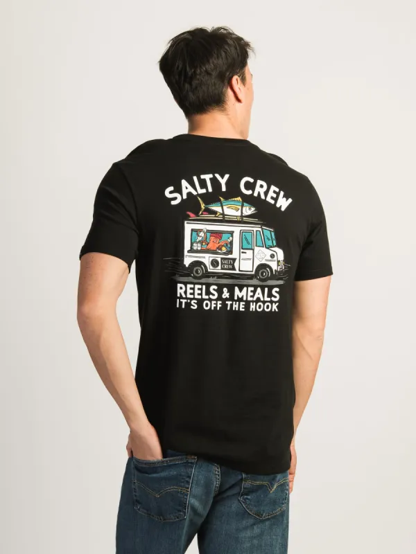SALTY CREW REELS & MEALS PREM T-SHIRT sold by Boathouse