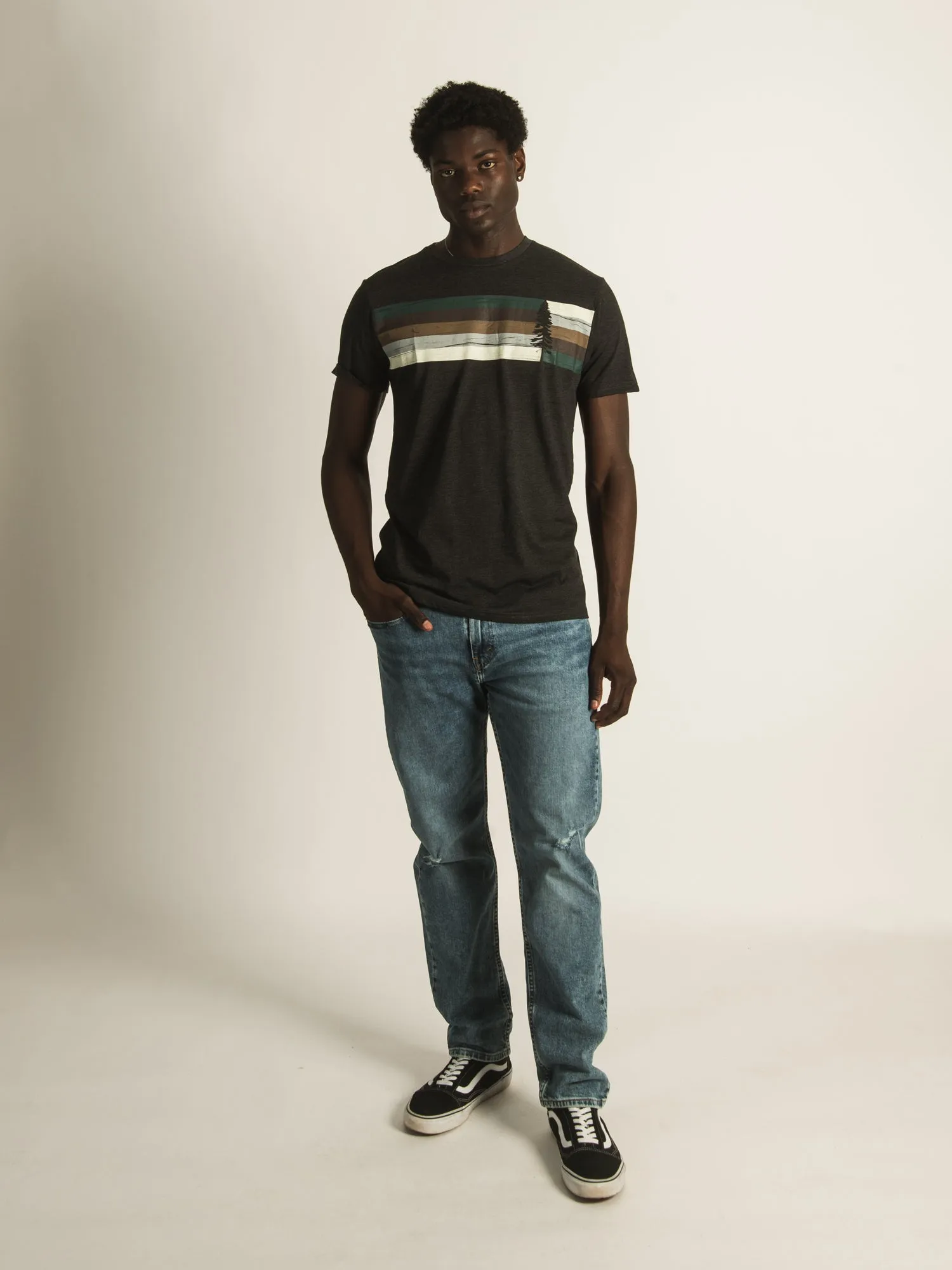 TENTREE SPRUCE STRIPE T-SHIRT - CLEARANCE sold by Boathouse product image thumbnail 2
