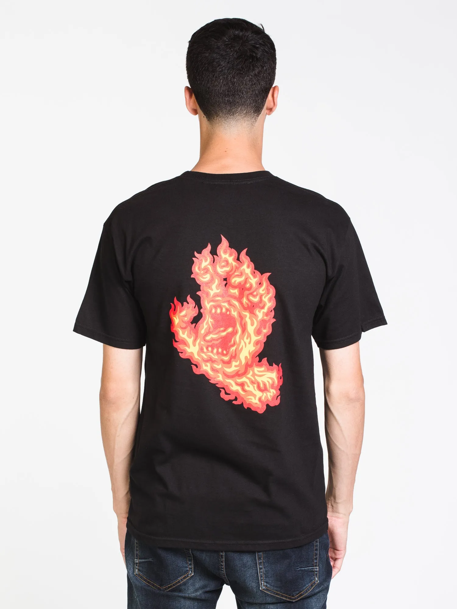 MENS FLAME HAND SHORT SLEEVE T - BLACK - CLEARANCE sold by Boathouse product image thumbnail 2