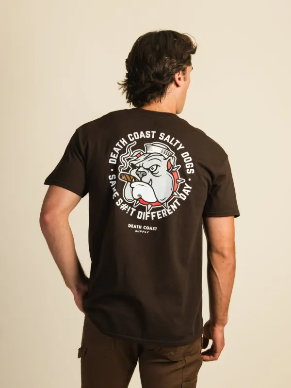 DEATH COAST SUPPLY SALTY DOGS T-SHIRT sold by Boathouse