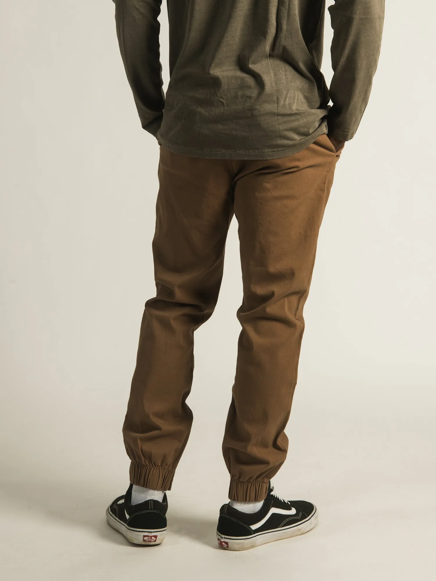 TAINTED CROCKETT RUGBY JOGGER - FLAX - CLEARANCE sold by Boathouse product image thumbnail 3