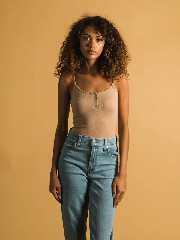 DYNAMIC SKINNY STRAP SNAP BODYSUIT - CLEARANCE sold by Boathouse