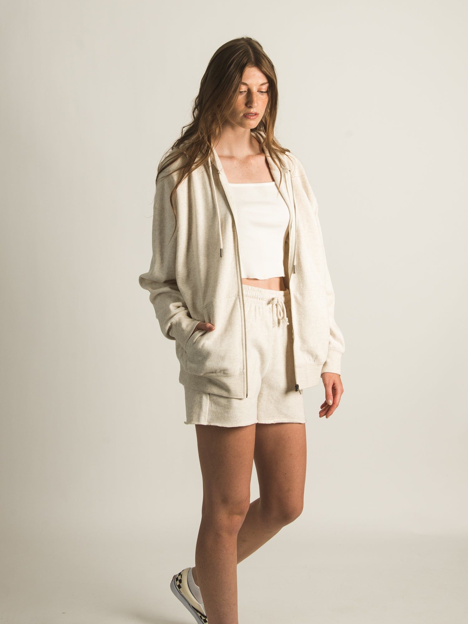 HARLOW MARIAH OVERSIZED ZIP HOODIE - CLEARANCE sold by Boathouse product image thumbnail 3