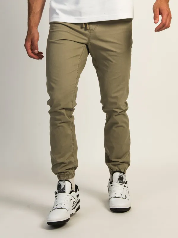 TAINTED SLIM JOGGER - KHAKI sold by Boathouse