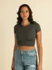 HARLOW RIBBED SEAMLESS TEE  - CLEARANCE sold by Boathouse