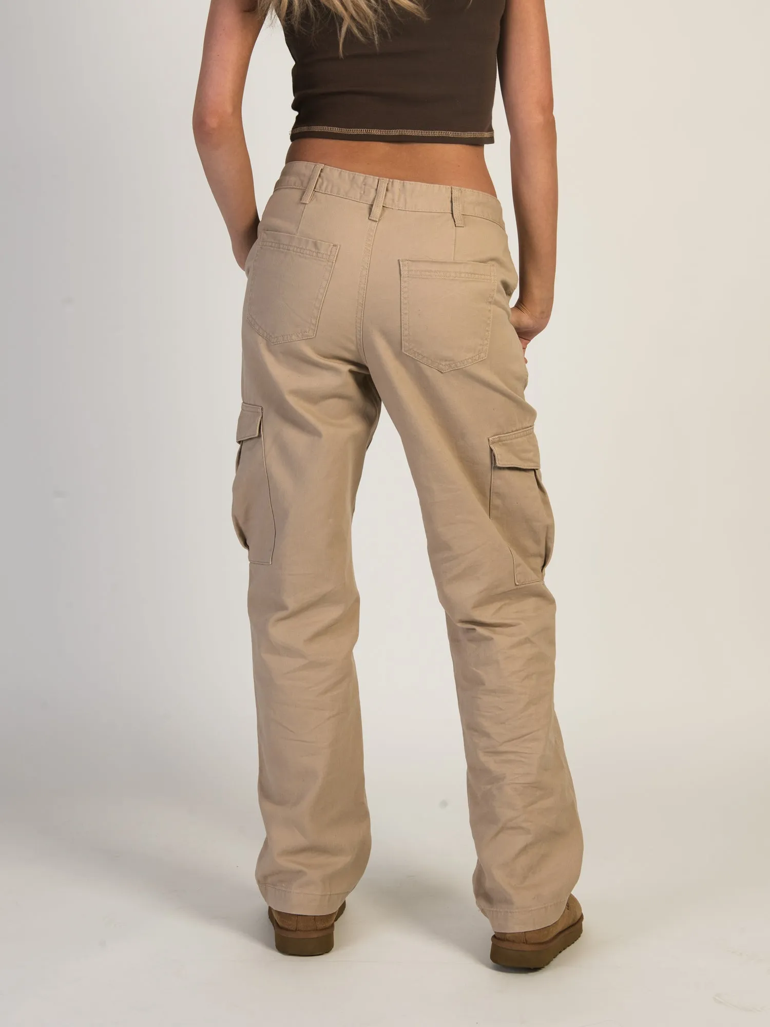 HARLOW DEE STRAIGHT FIT CARGO - SAND - CLEARANCE sold by Boathouse product image thumbnail 5