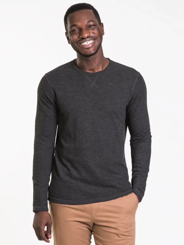 KOLBY LONG SLEEVE TEXTURE TEE  - CLEARANCE sold by Boathouse
