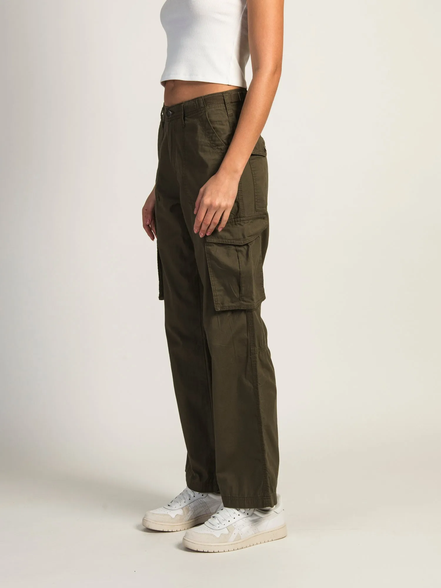 HARLOW PAIGE CARGO PANT - ARMY GREEN - CLEARANCE sold by Boathouse product image thumbnail 3