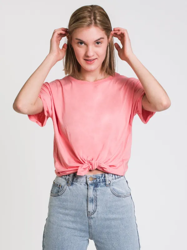 HARLOW LAYLA KNOTTED TEE - CLEARANCE sold by Boathouse