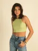 HARLOW HIGH NECK RACERBACK TANK TOP  - CLEARANCE sold by Boathouse