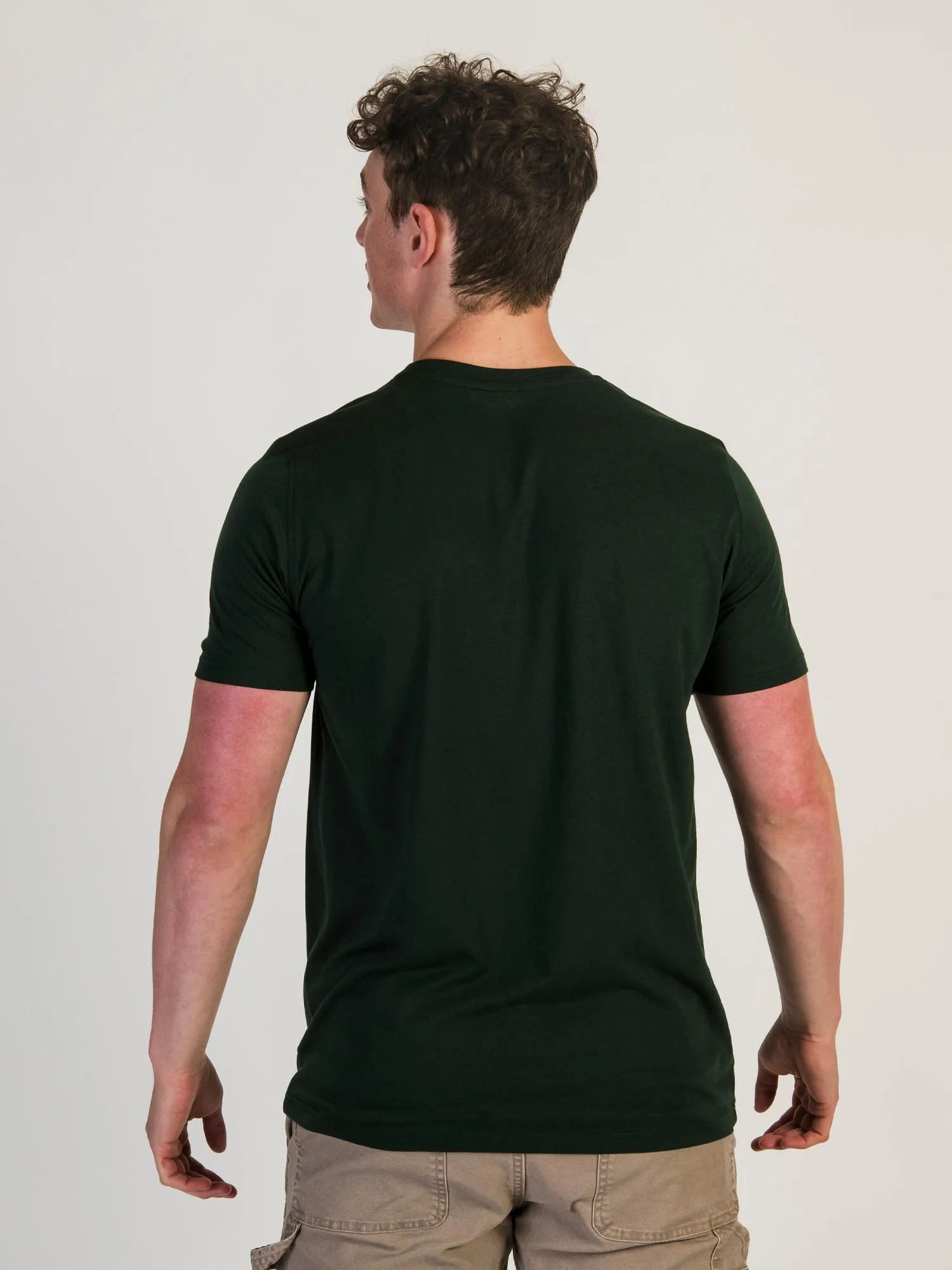 VICTOR CREWNECK TEE - FOREST GREEN sold by Boathouse product image thumbnail 4