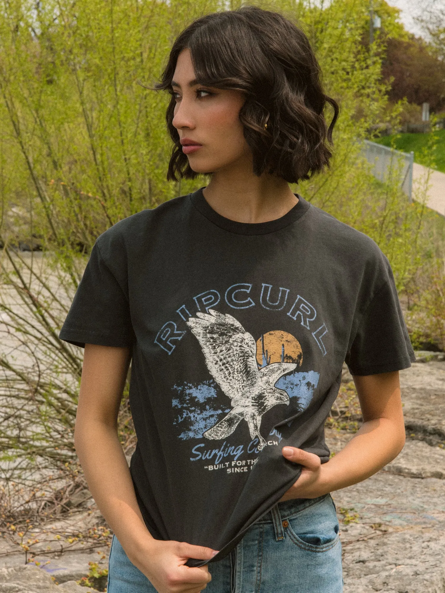 RIP CURL BUILT FOR THE SEARCH T-SHIRT sold by Boathouse